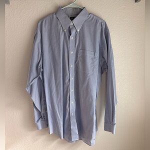 Jos A Bank Pinstripe Dress Shirt - Size L